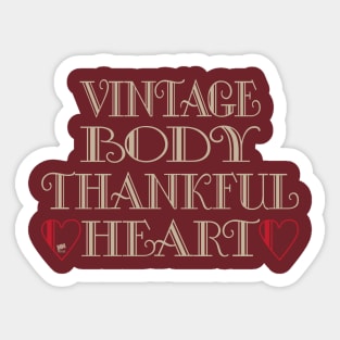 Vintage Body Sticker